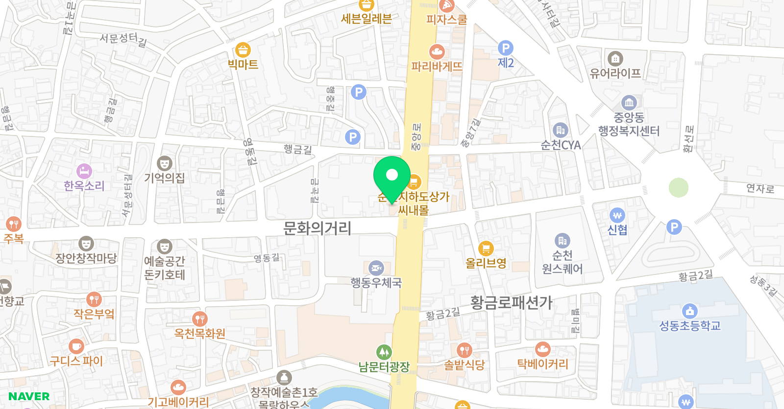 조이댄스뮤직 아카데미 순천점 위치