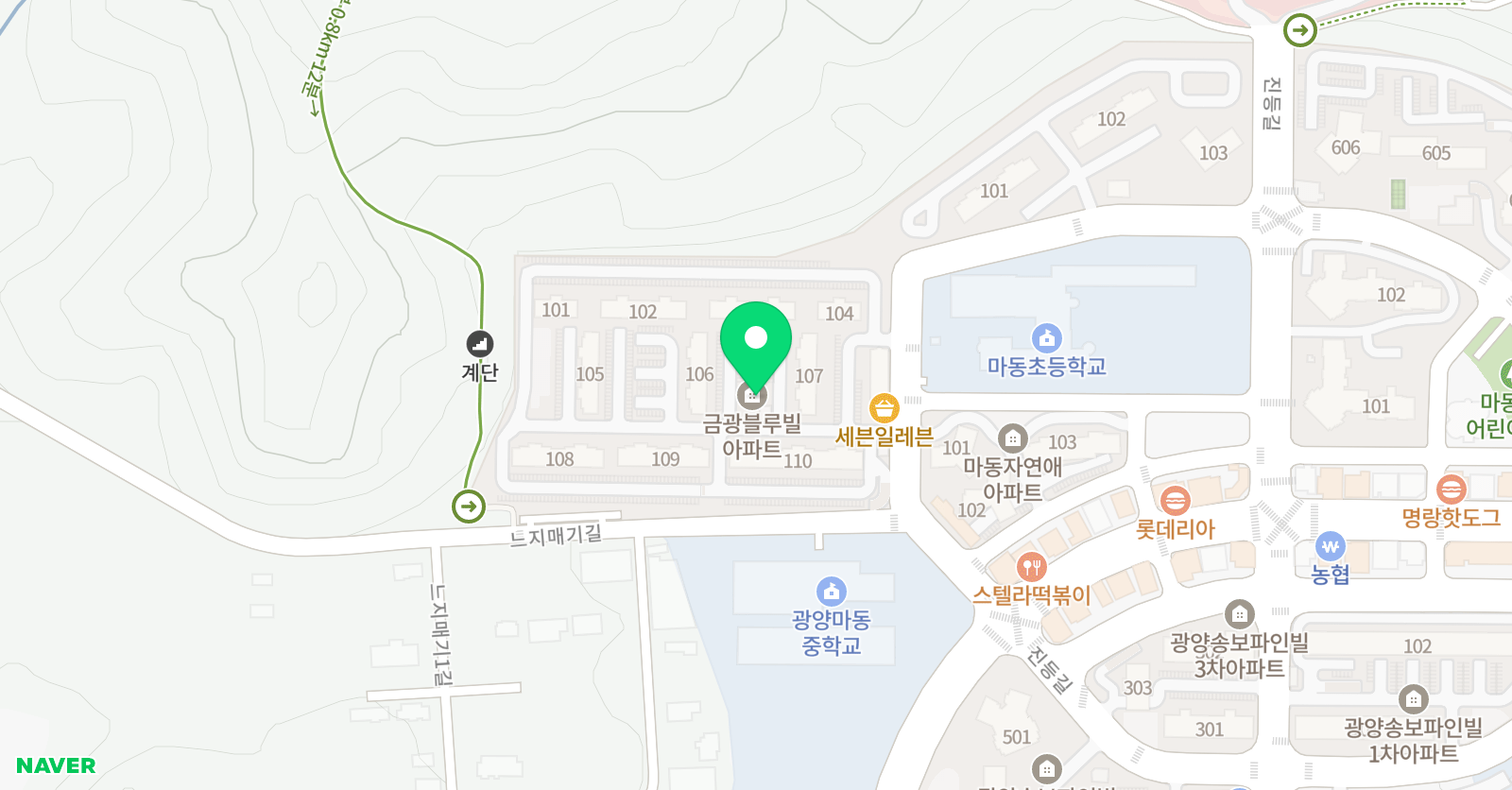 푸르넷공부방 블루빌 스마트 공부방 위치