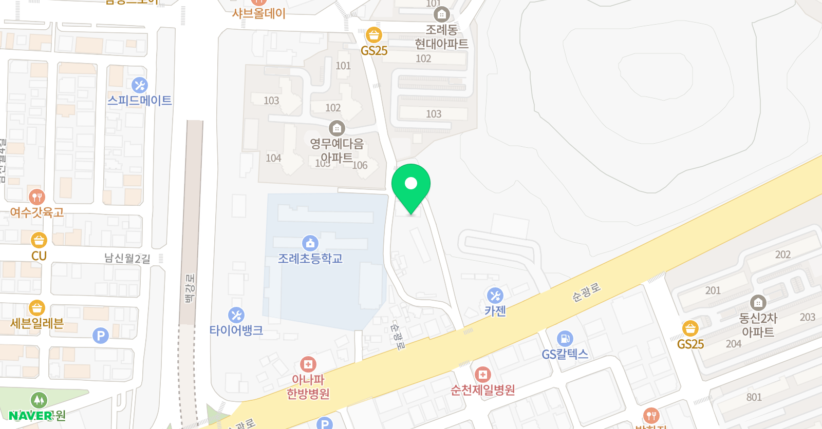 리드인 독서논술 조례점 위치