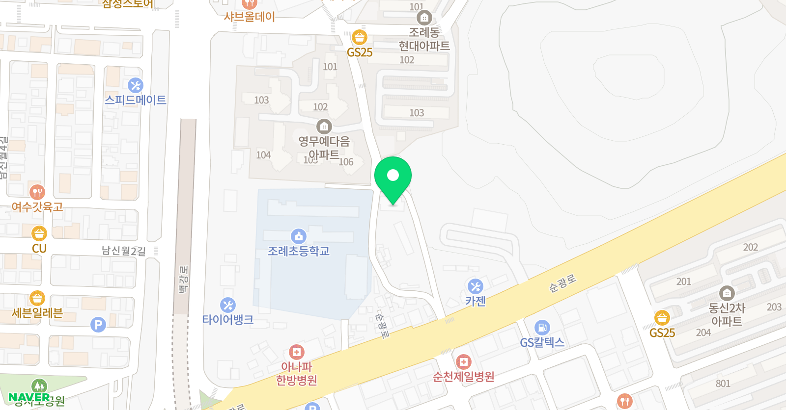 스마트해법 수학학원 미래점 위치