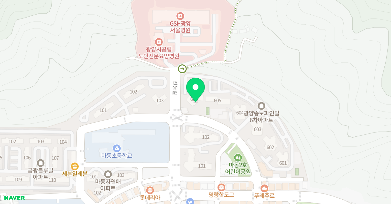 키미 영어학원 위치