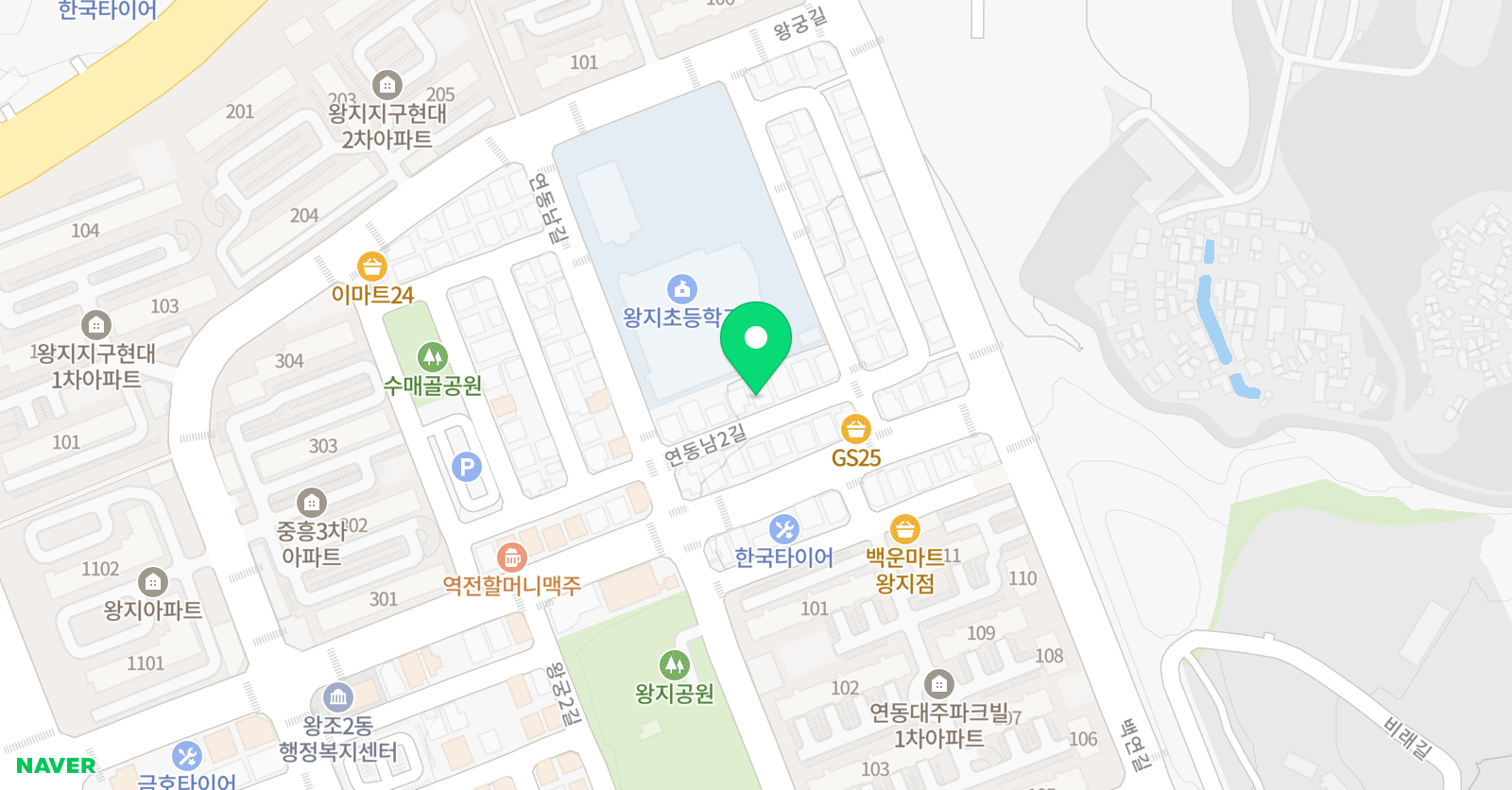 강호 태권도 위치