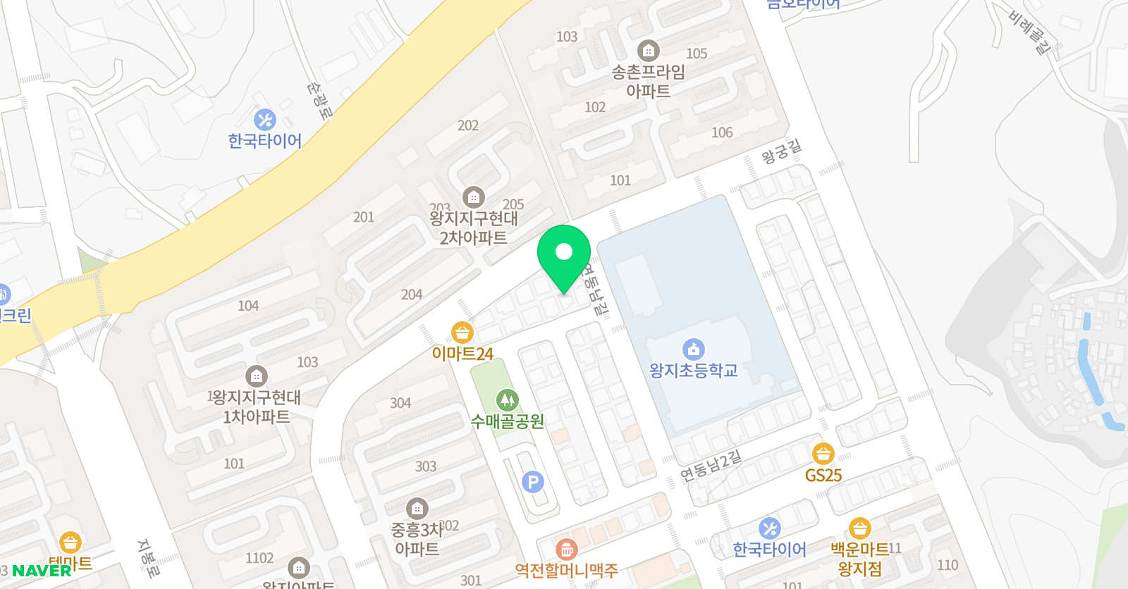 뮤직스쿨 음악학원 위치