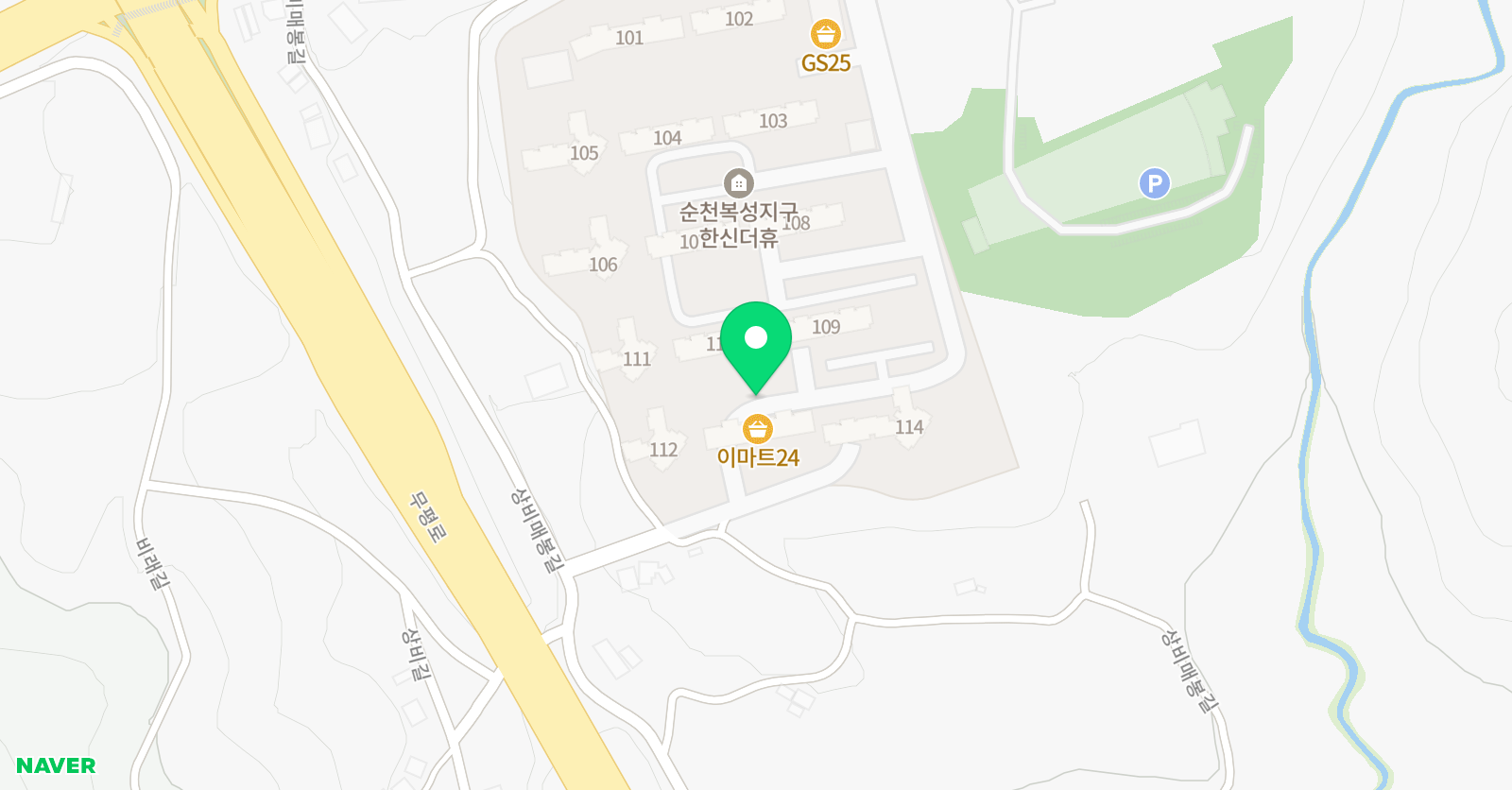 종로엠스쿨 순천직영학원 위치