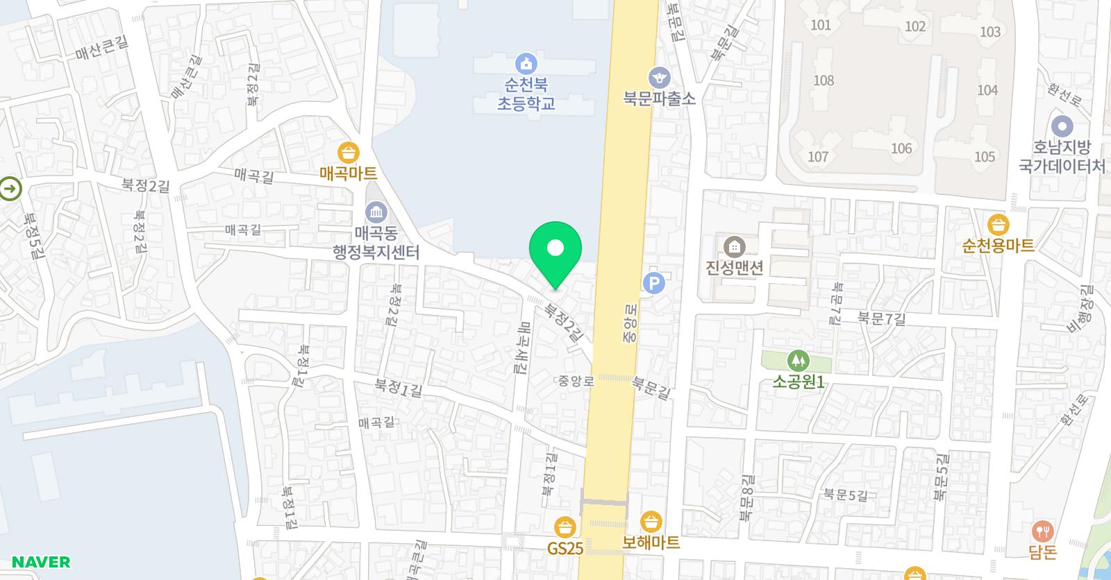 매곡한결 음악학원 위치