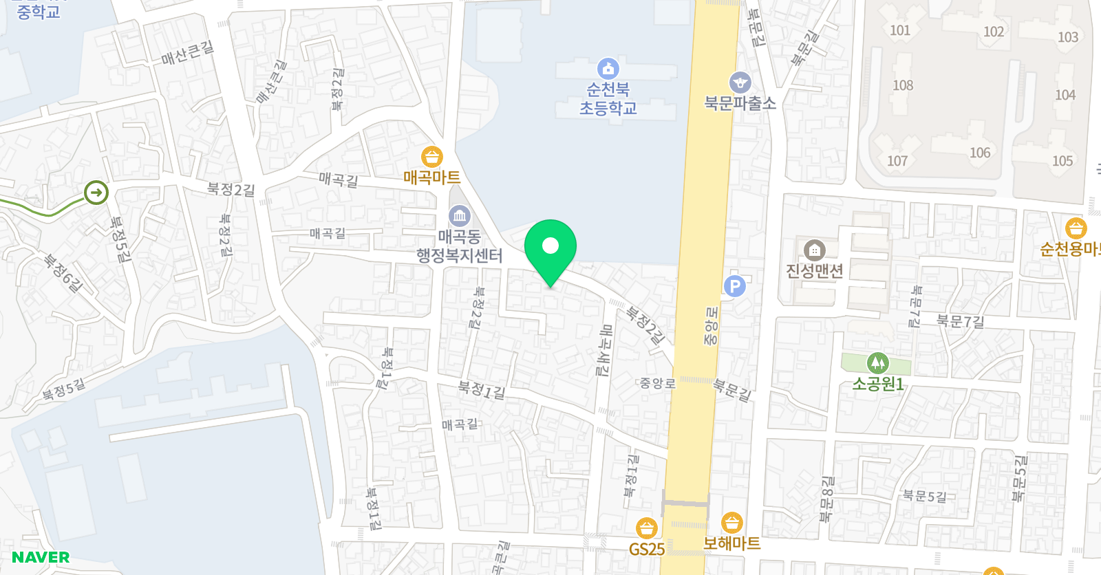 누리 태권도장 위치