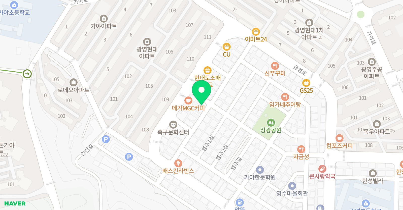 선영 미술학원 위치