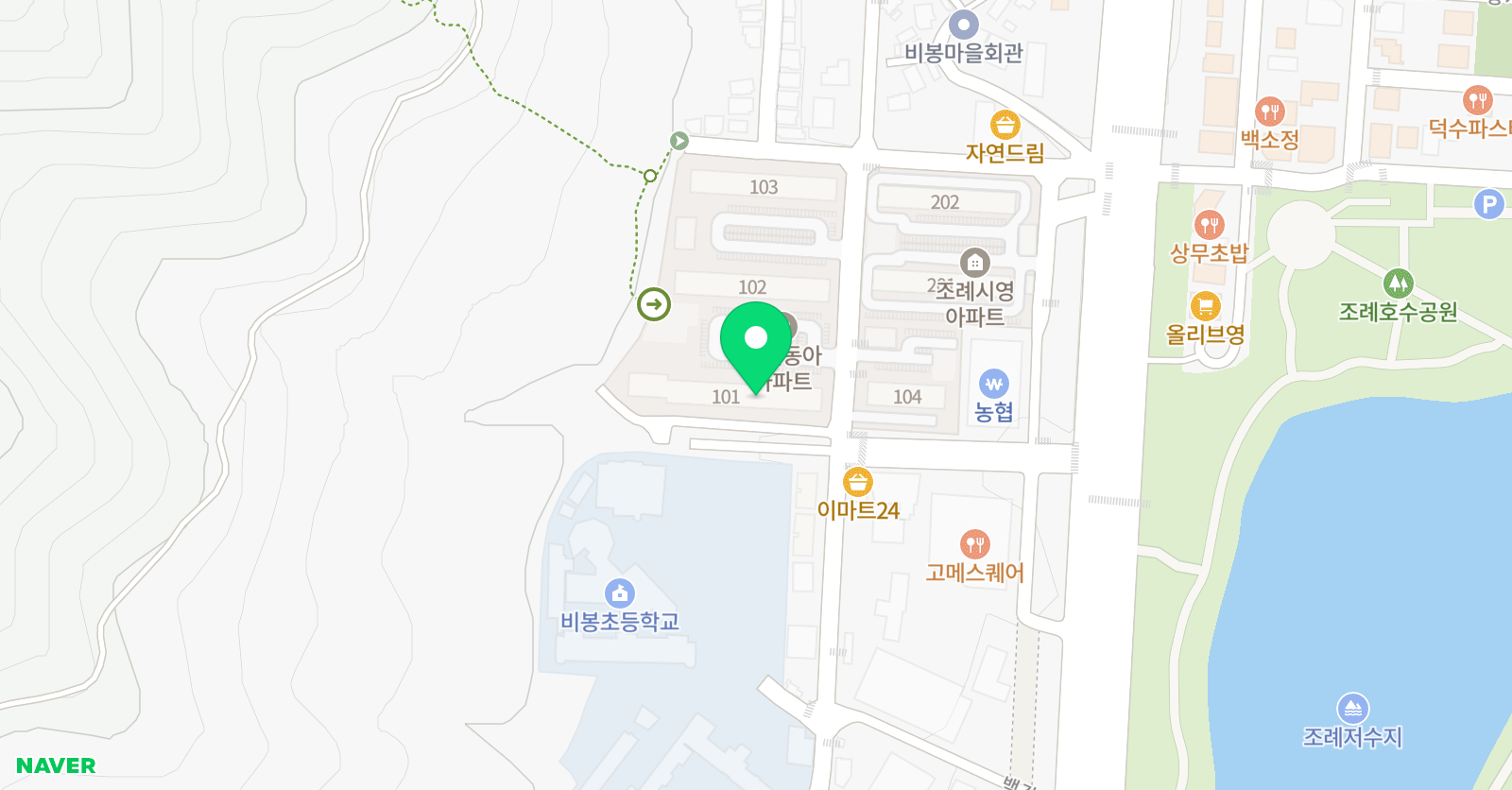 비봉푸르넷 위치