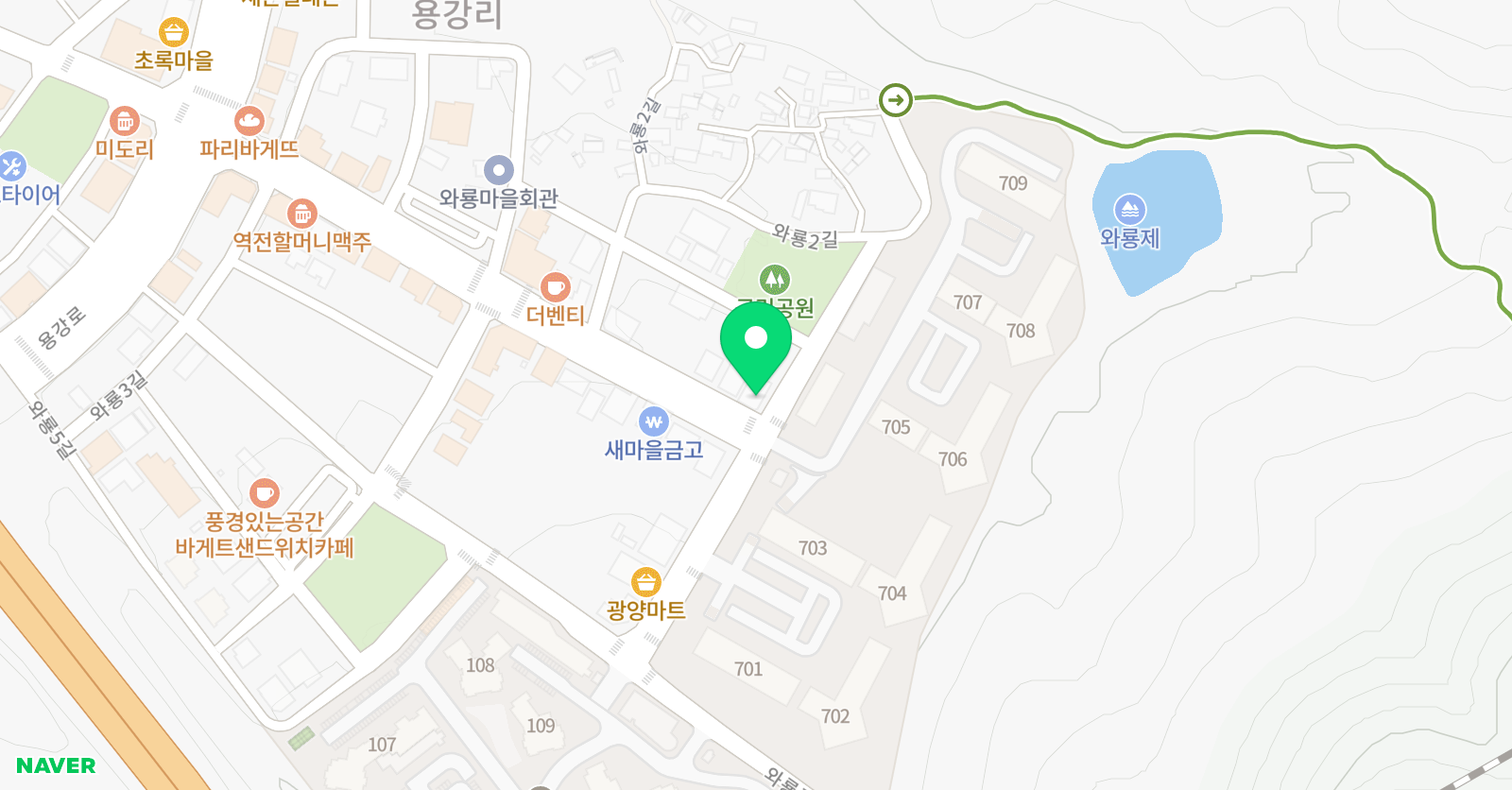 토마스잉글리시스쿨 광양용강캠퍼스 위치