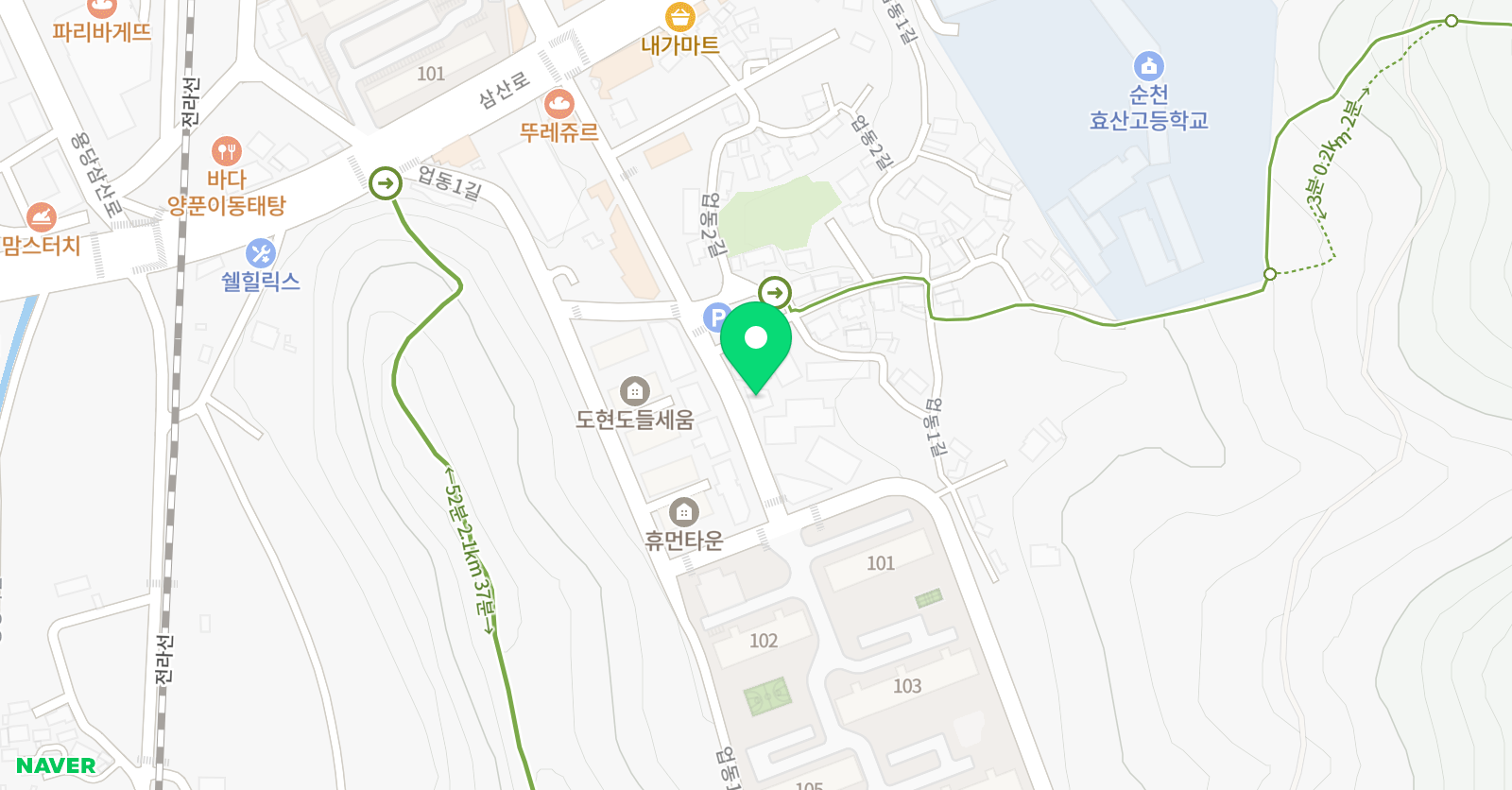 고수 수학학원 위치