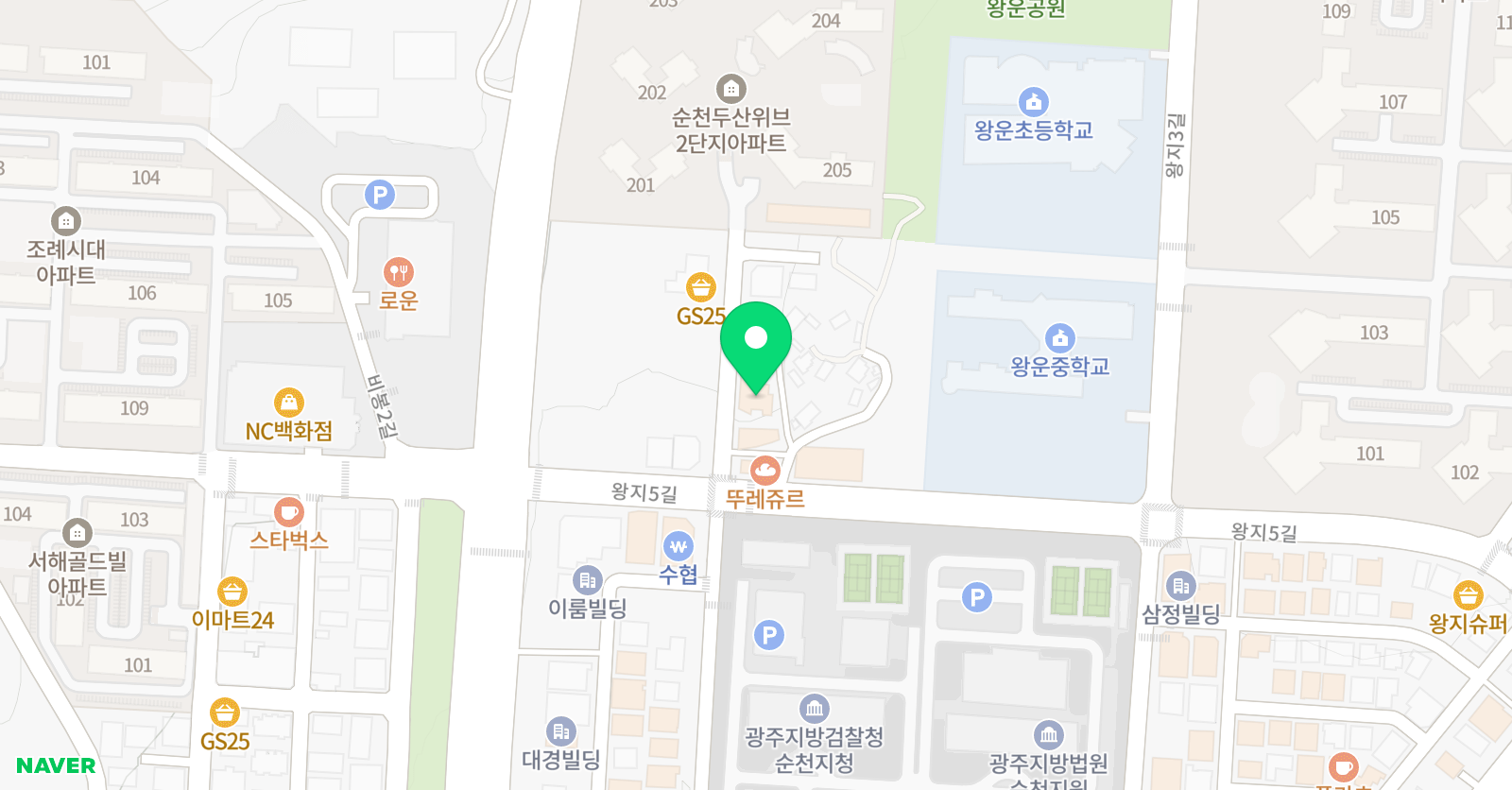 시매쓰 순천센터 위치