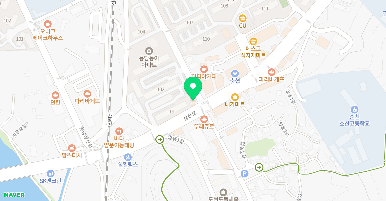 미라클 수학학원 위치