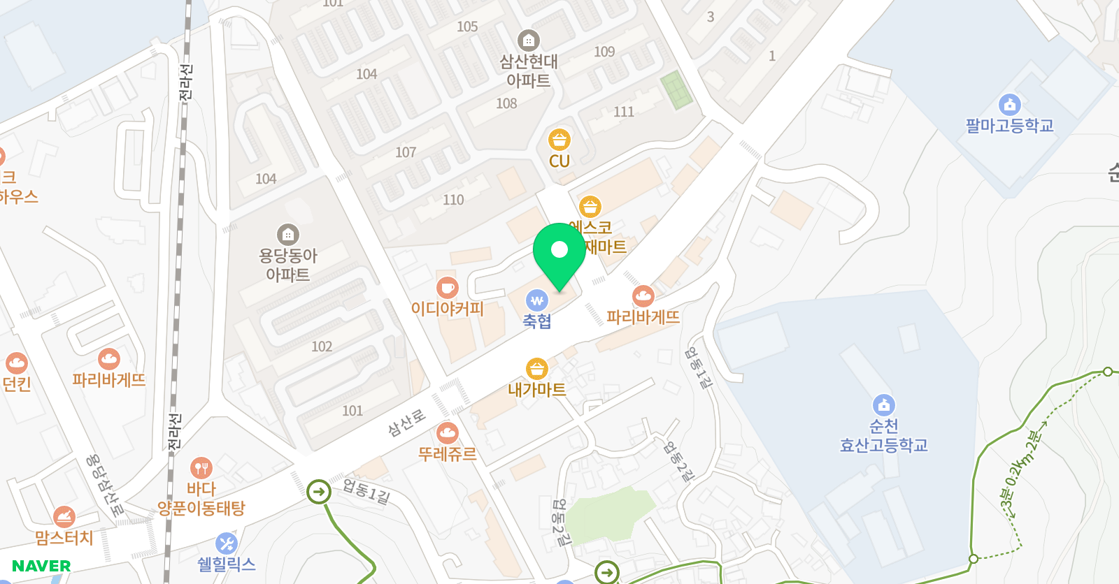 비상아이비츠 학원 위치