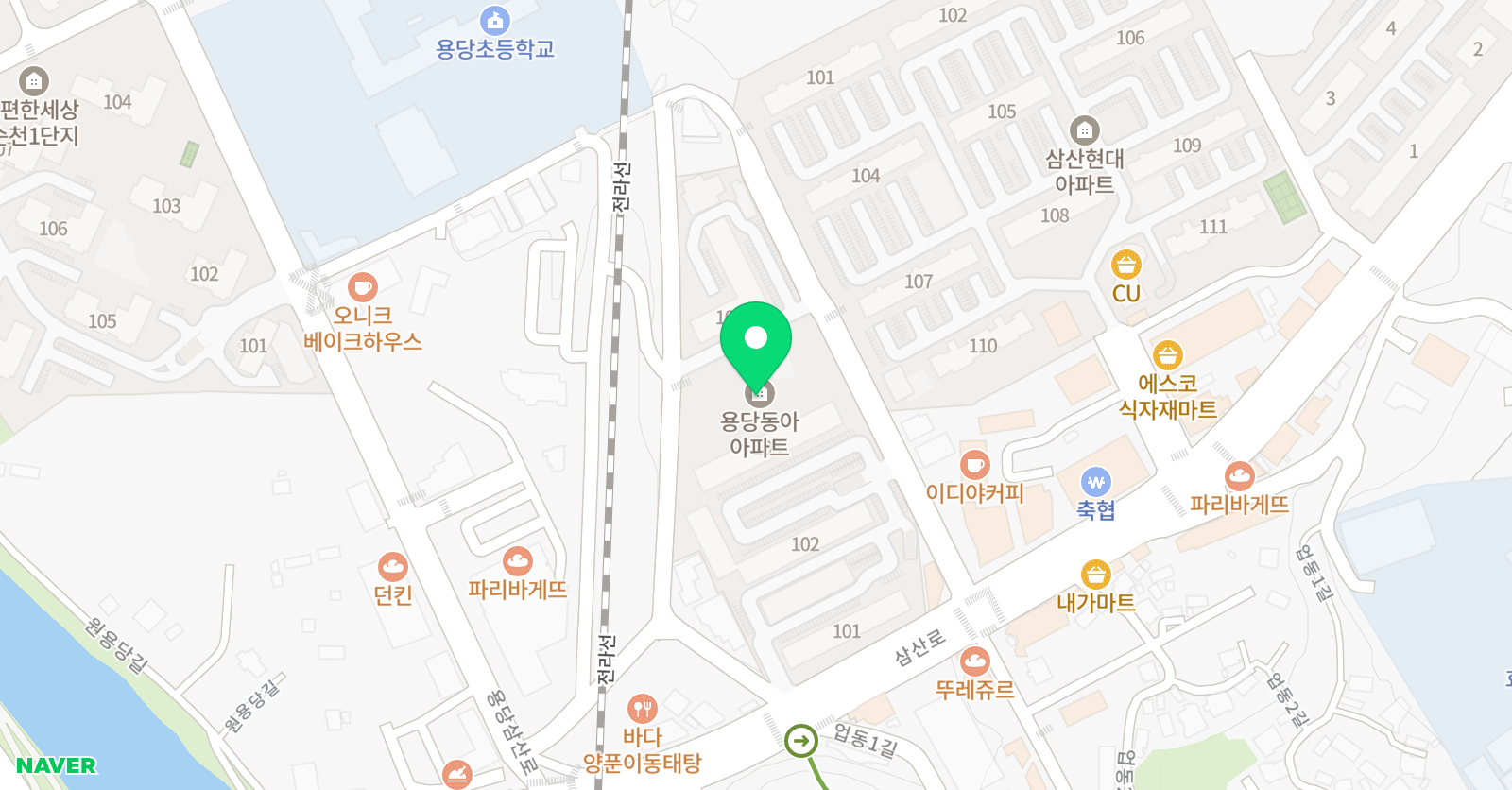 용쌤 초등공부방 용당동 위치