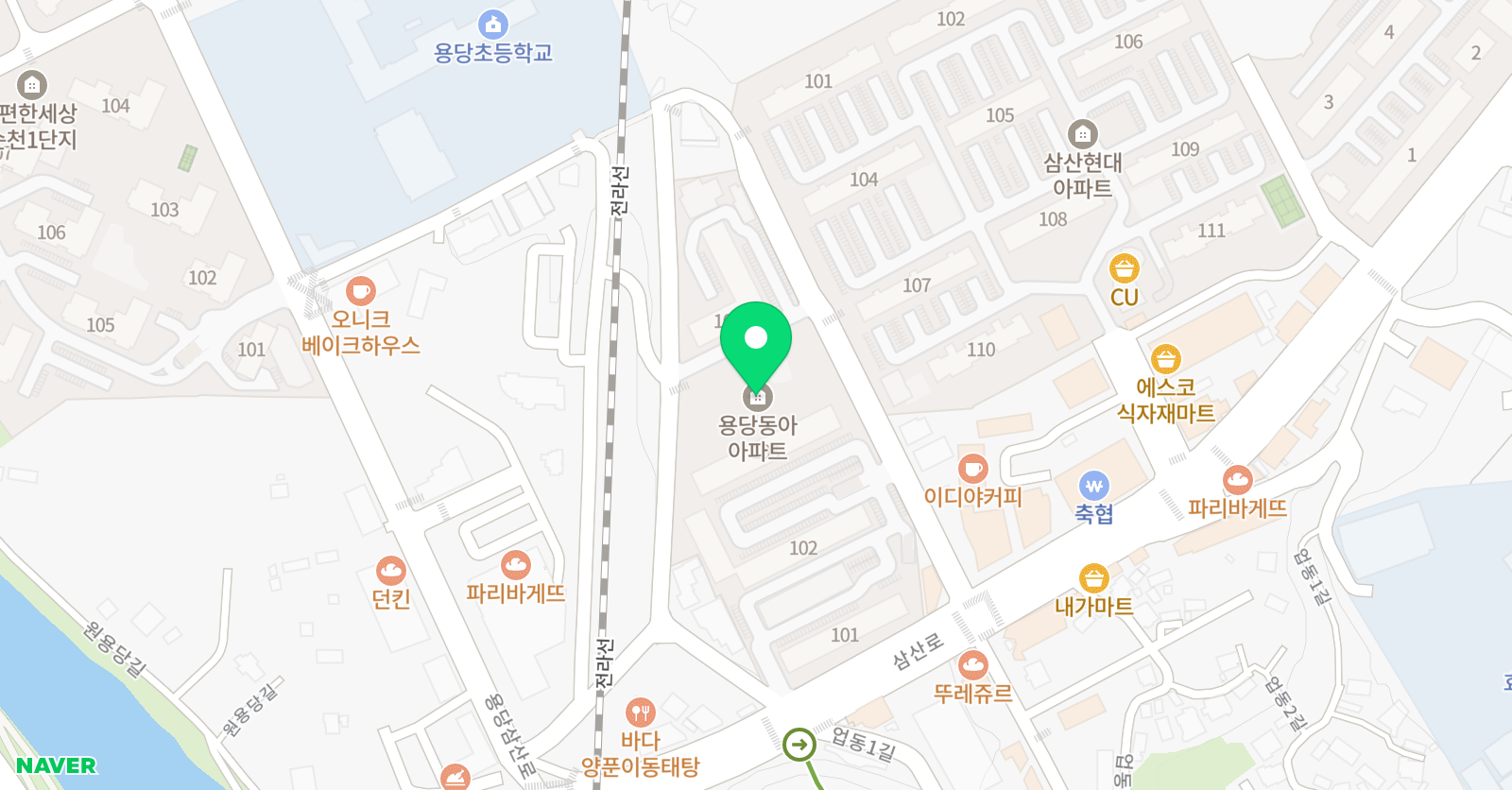 이모네전과목학원 위치