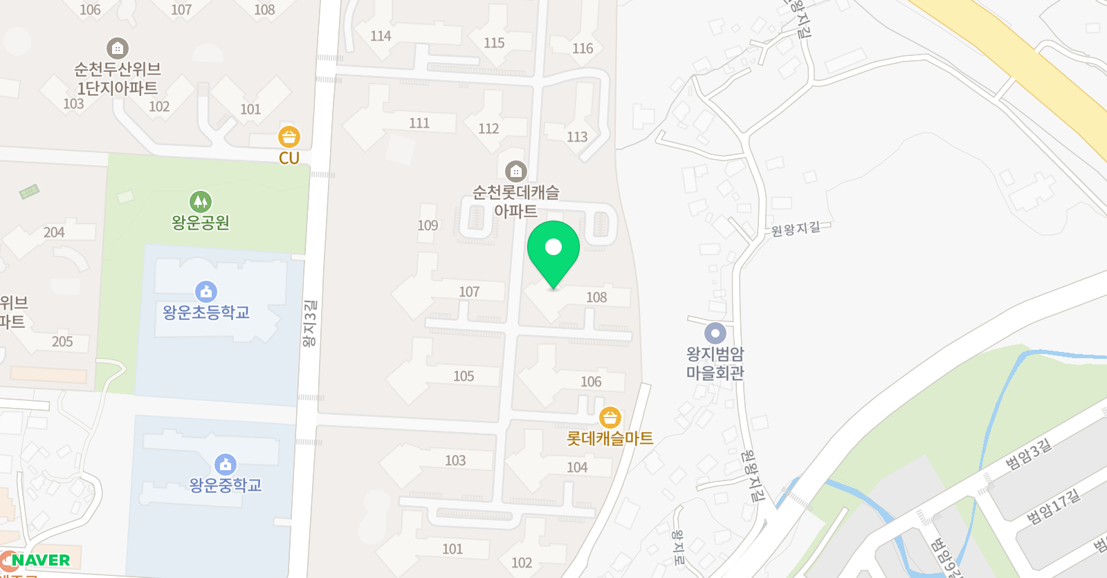 한다 수학 위치