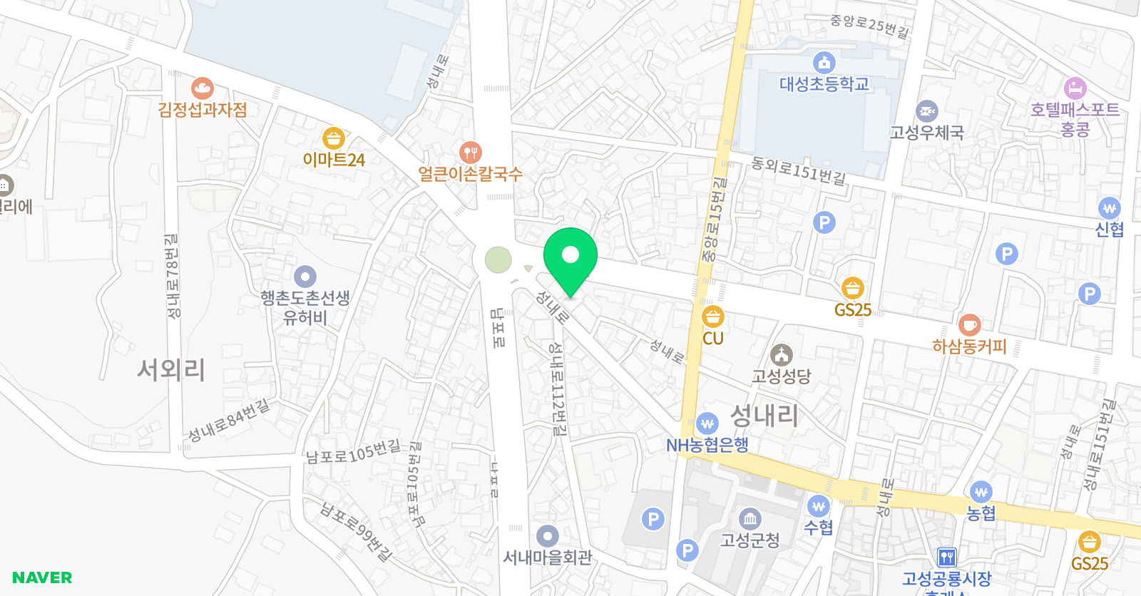 화랑 태권도 위치