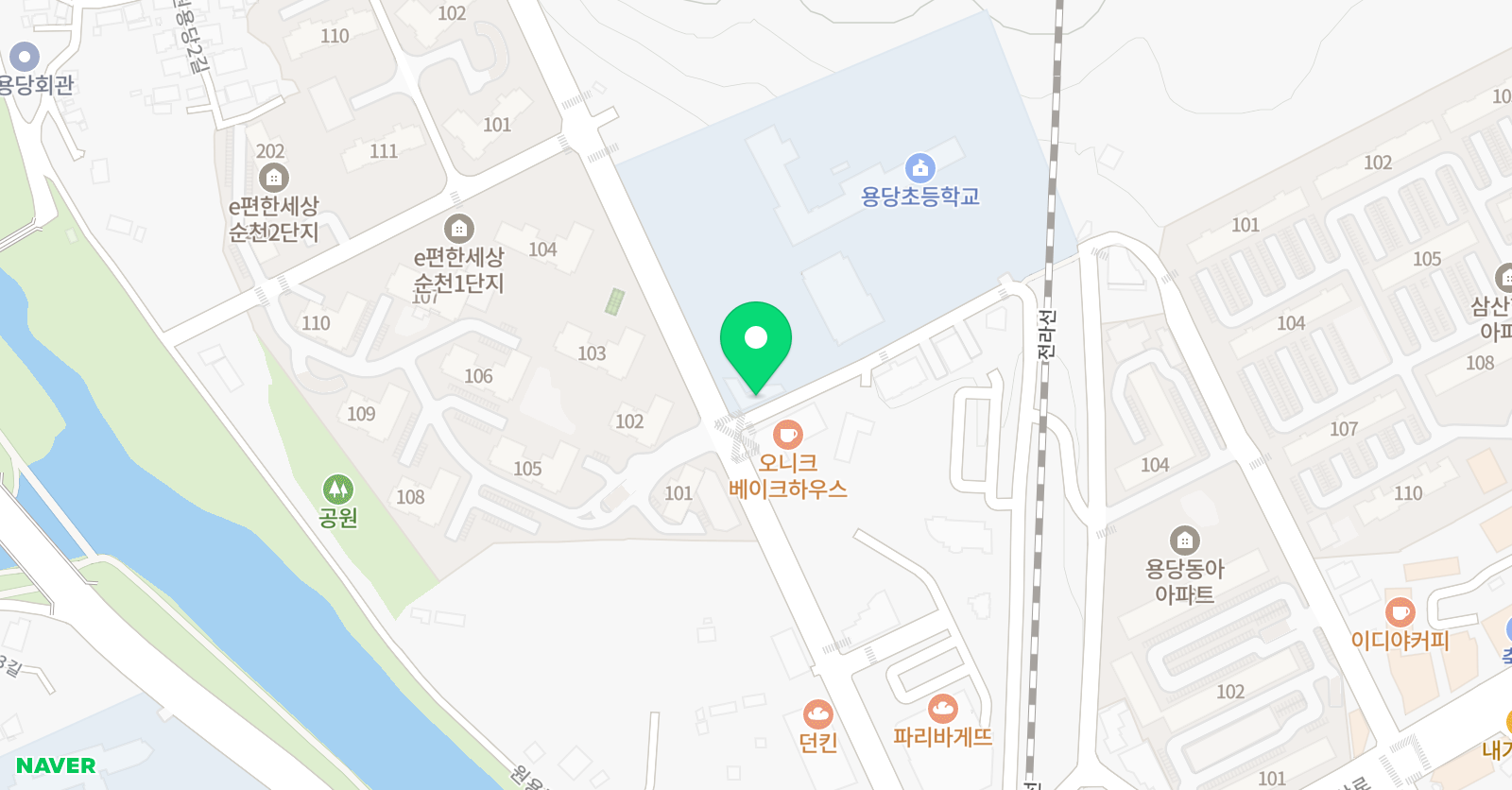 뮤엠 영어 힘쎈 수학 용당초점 위치