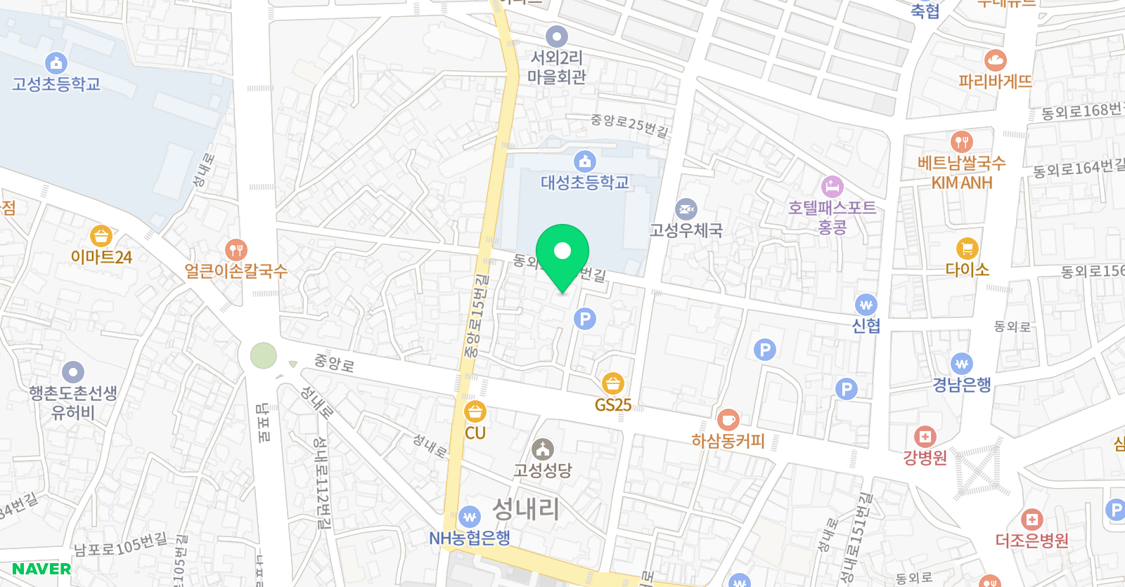 MBA 용호 태권도장 위치