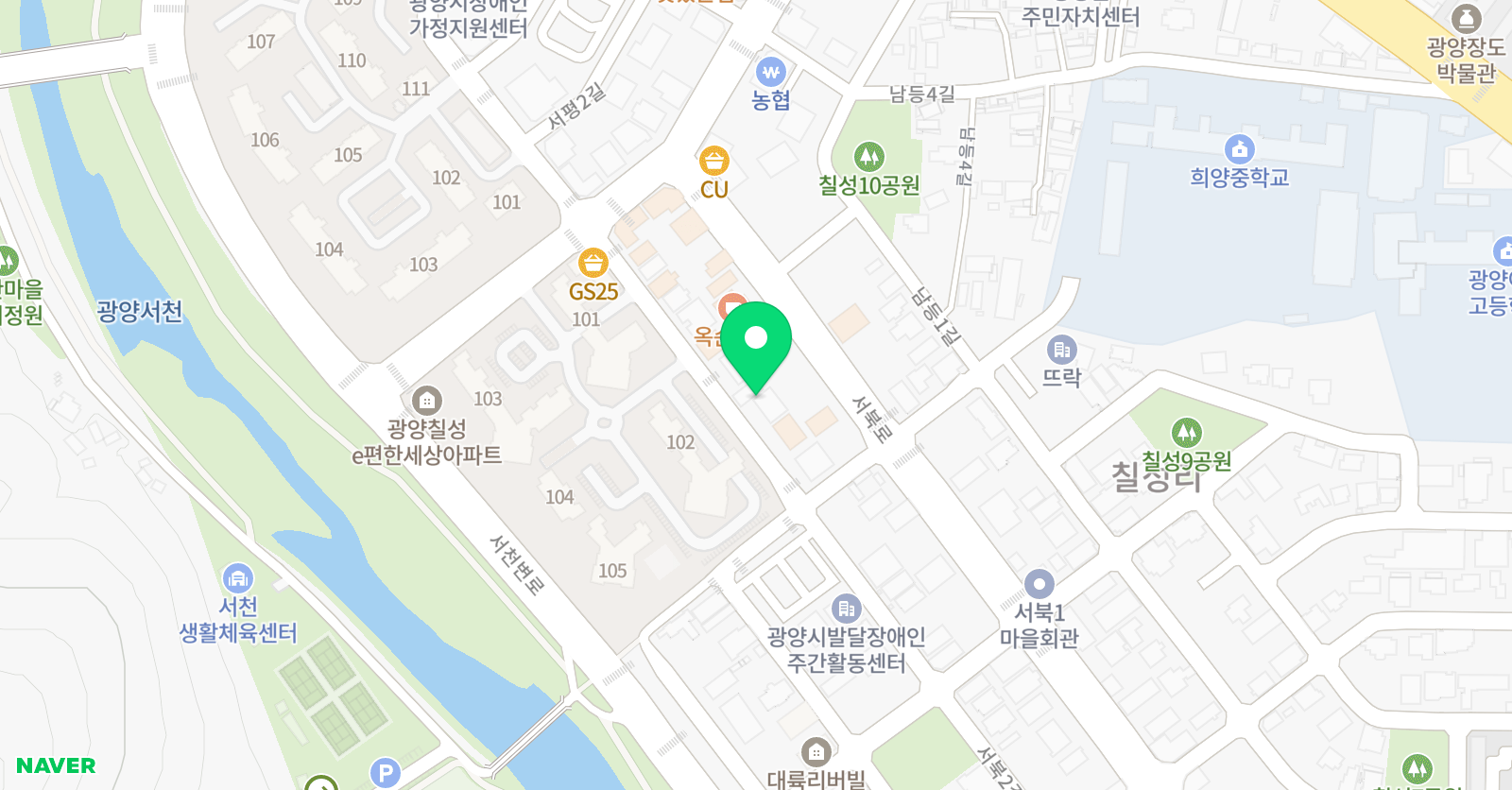 좋은 학원 위치