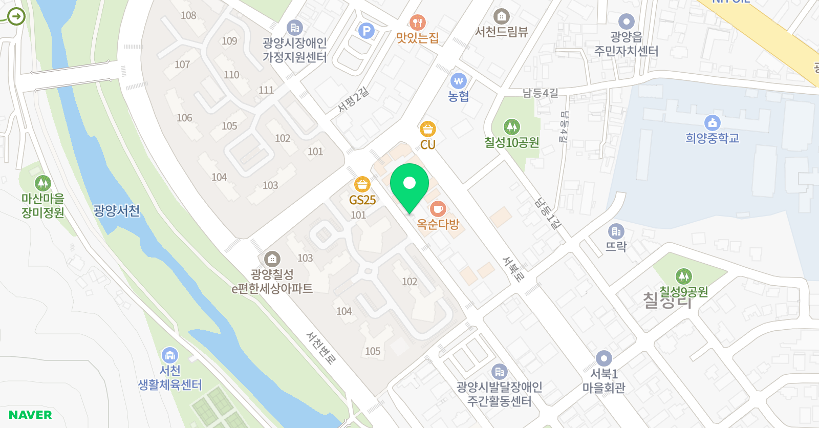 플라톤아카데미 광양교습소 위치