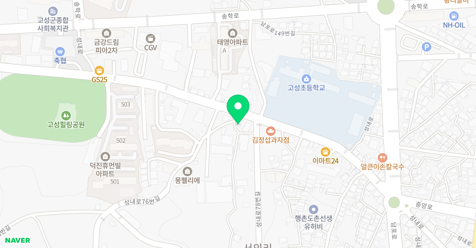 매쓰앤 게임학원 위치