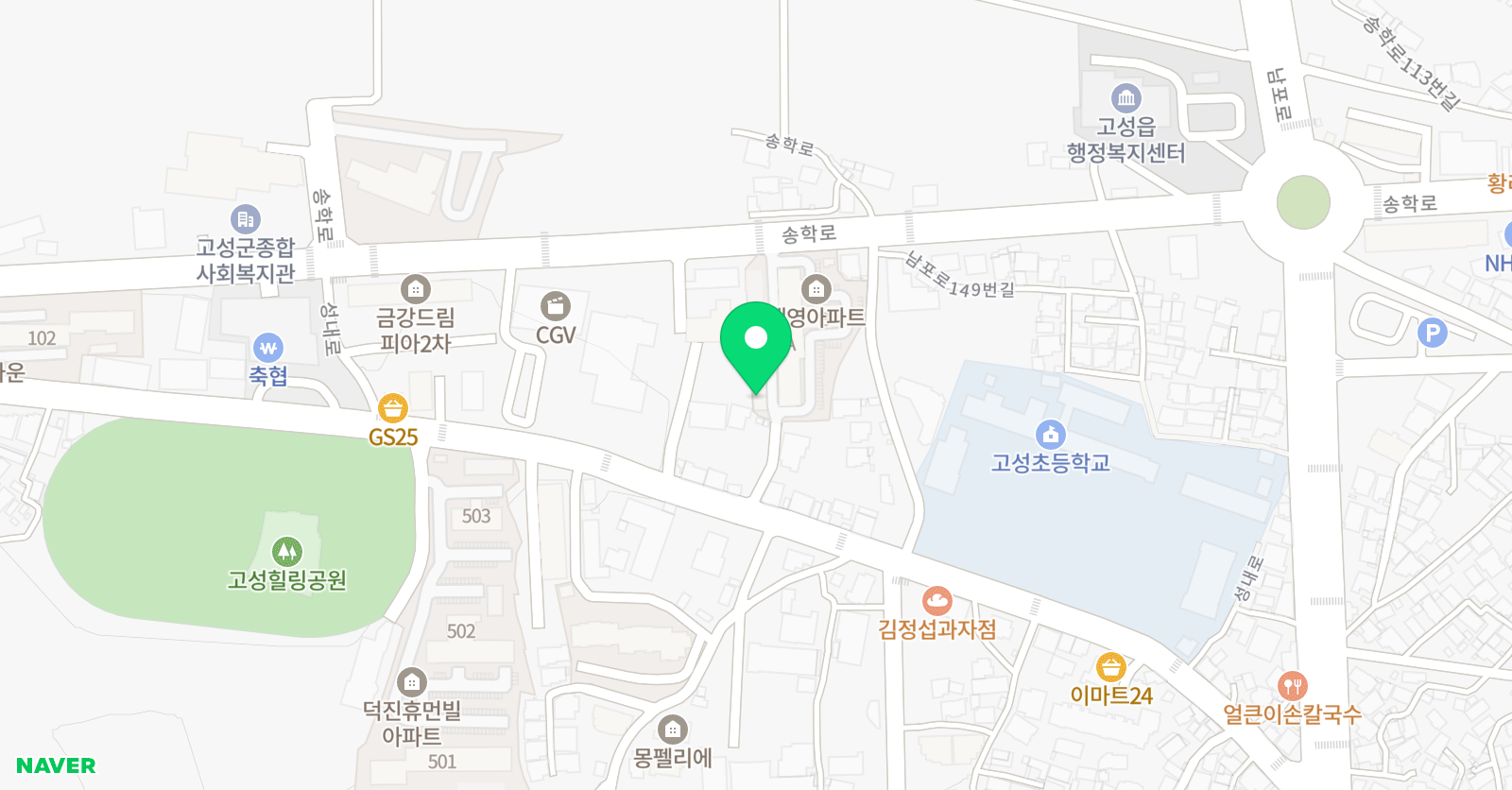 백향 음악학원 위치