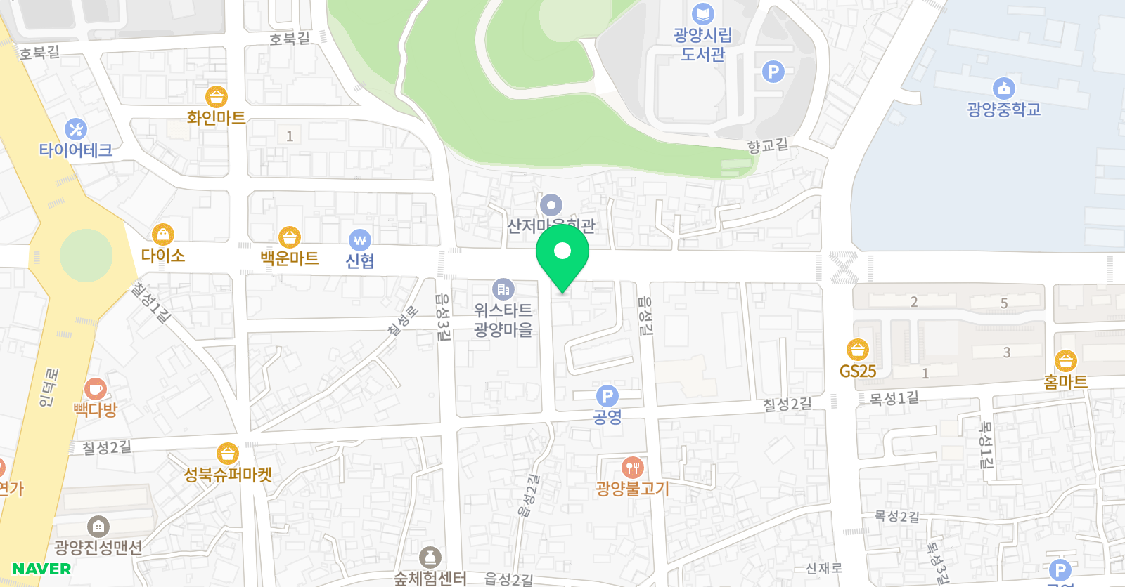 대신 학원 위치