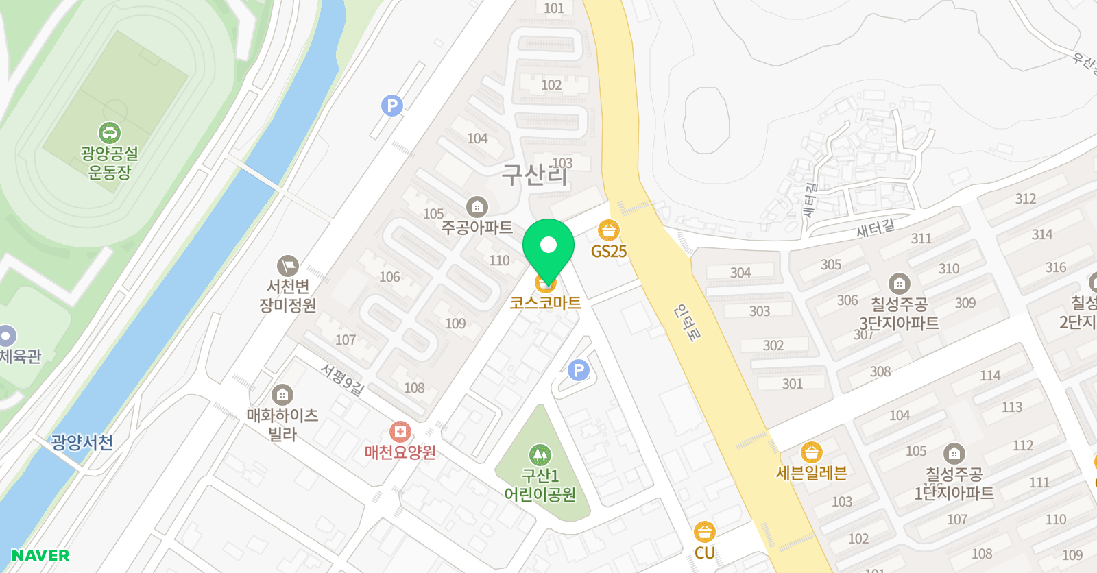 배순아 음악학원 광양읍점 위치