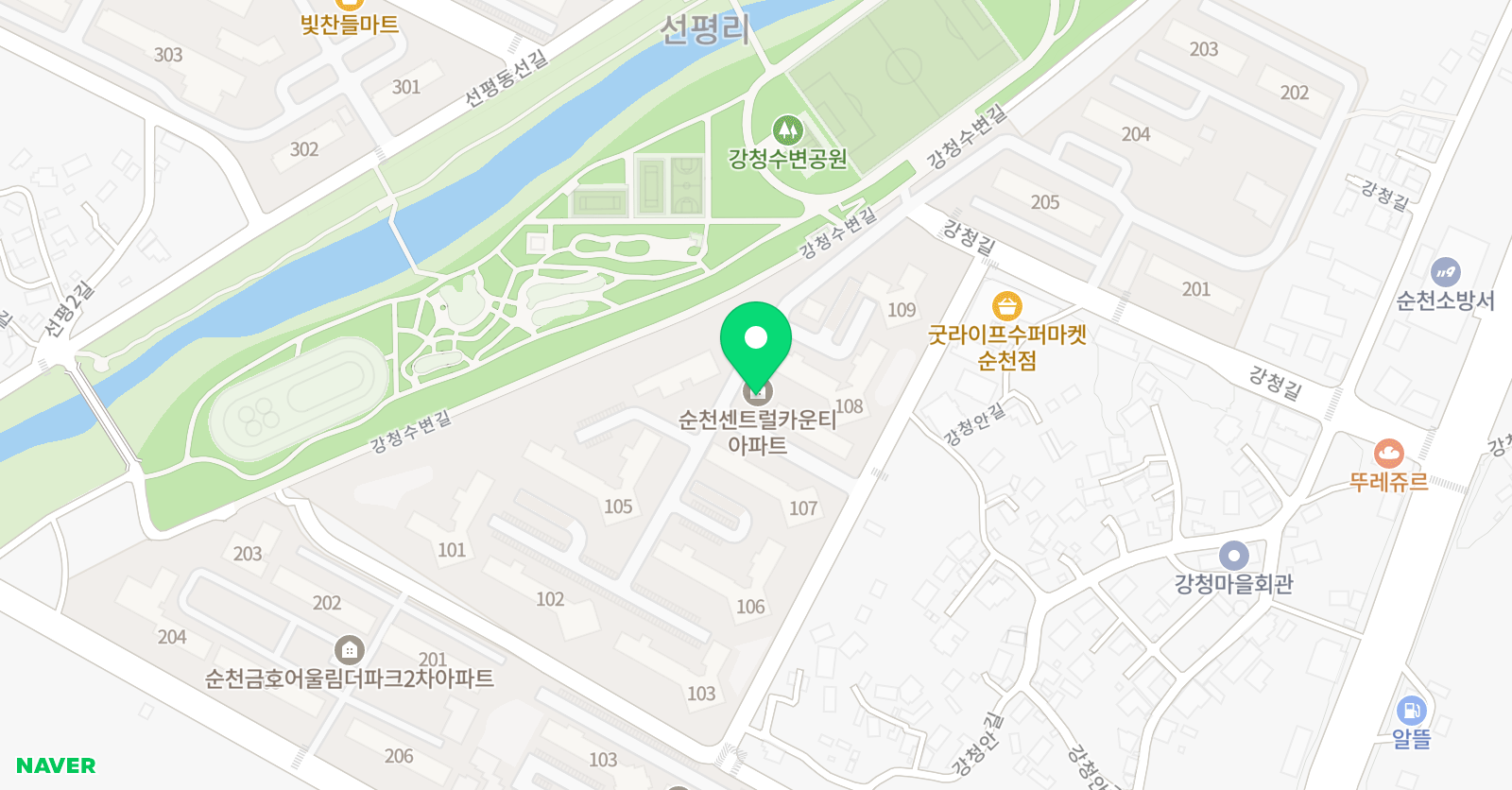 라송 힐링 음악학원 위치