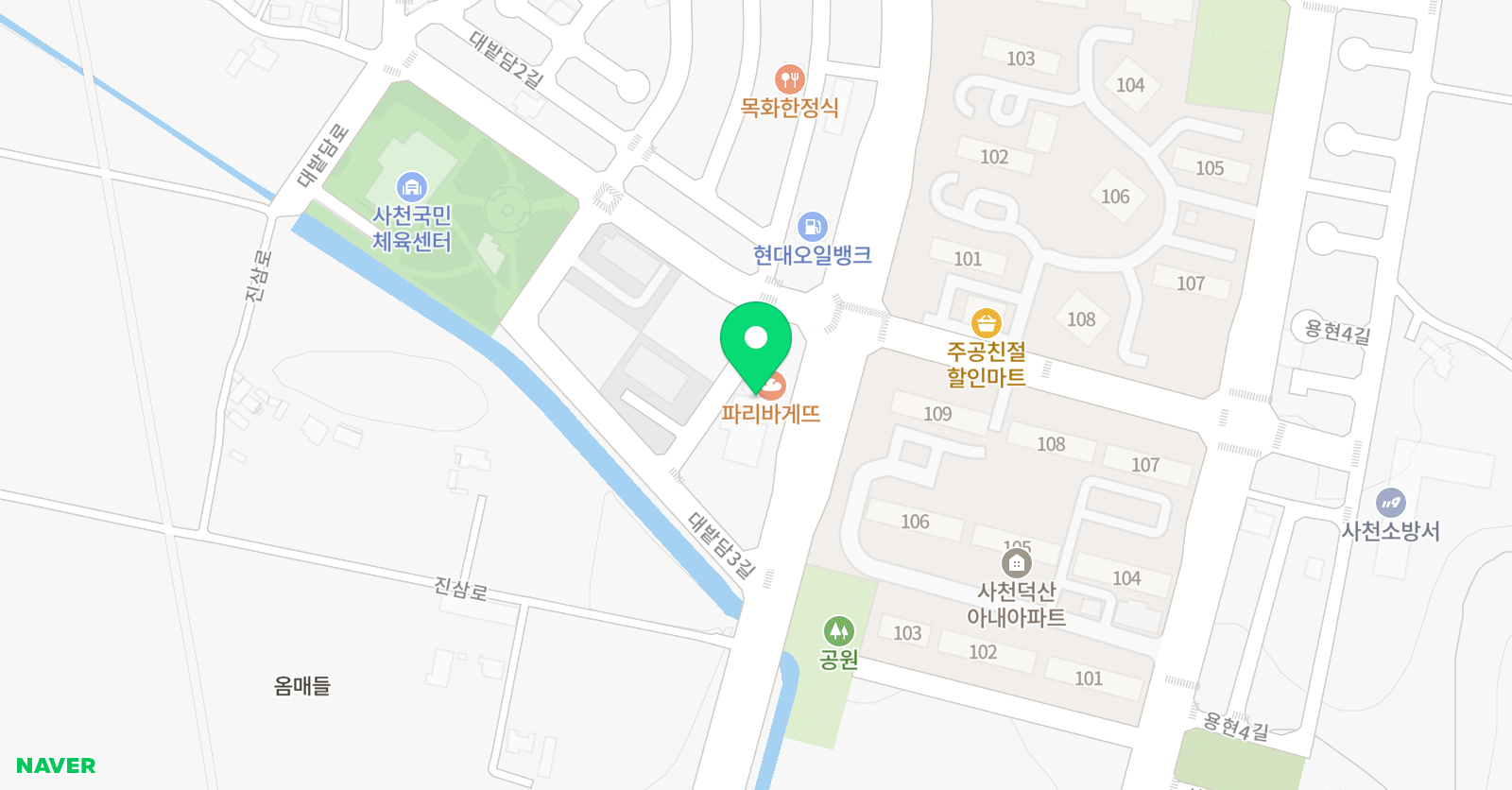 해봄수학학원 위치