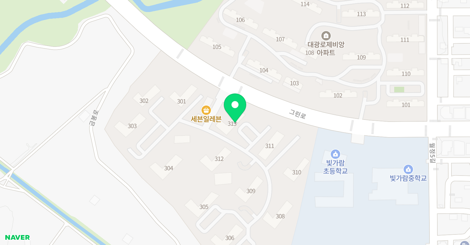 정키즈 빛가람LH3점 위치