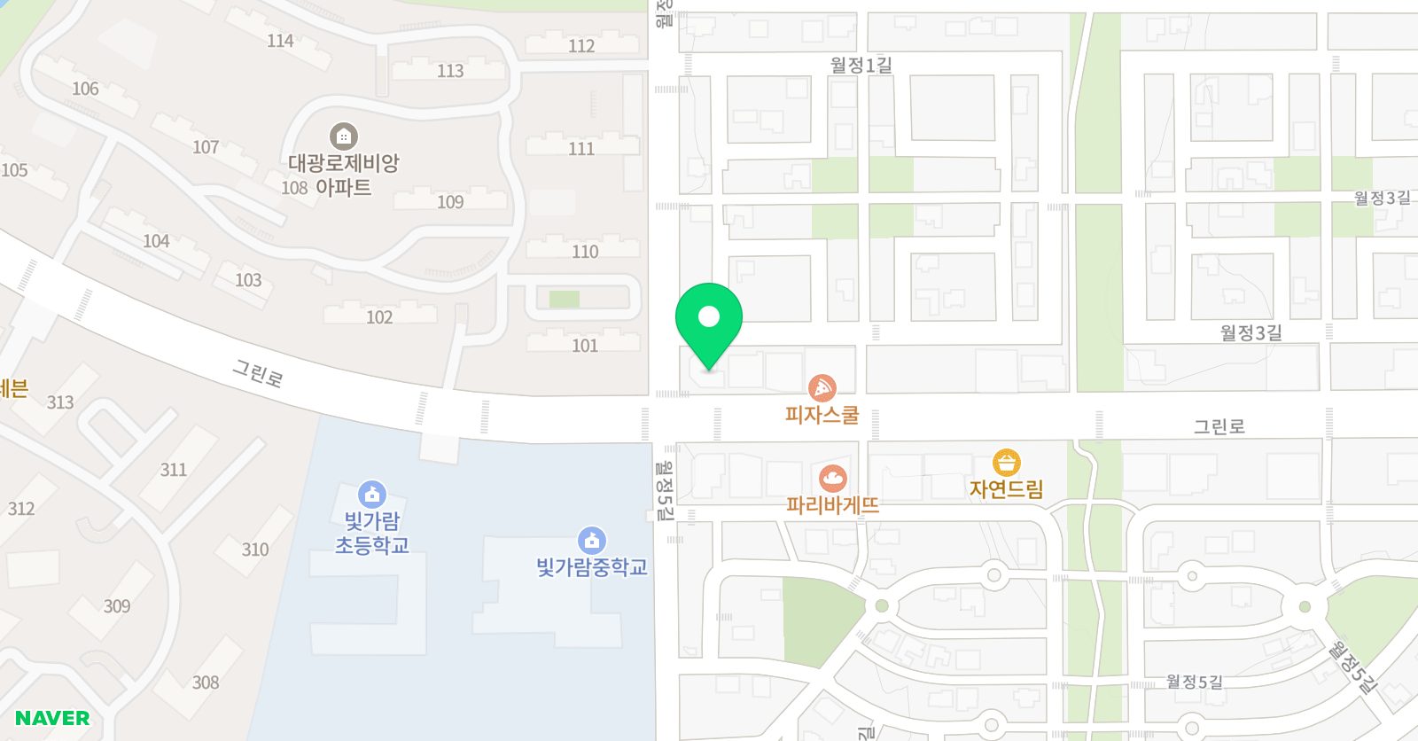 북꼬리 빛가람센터 위치