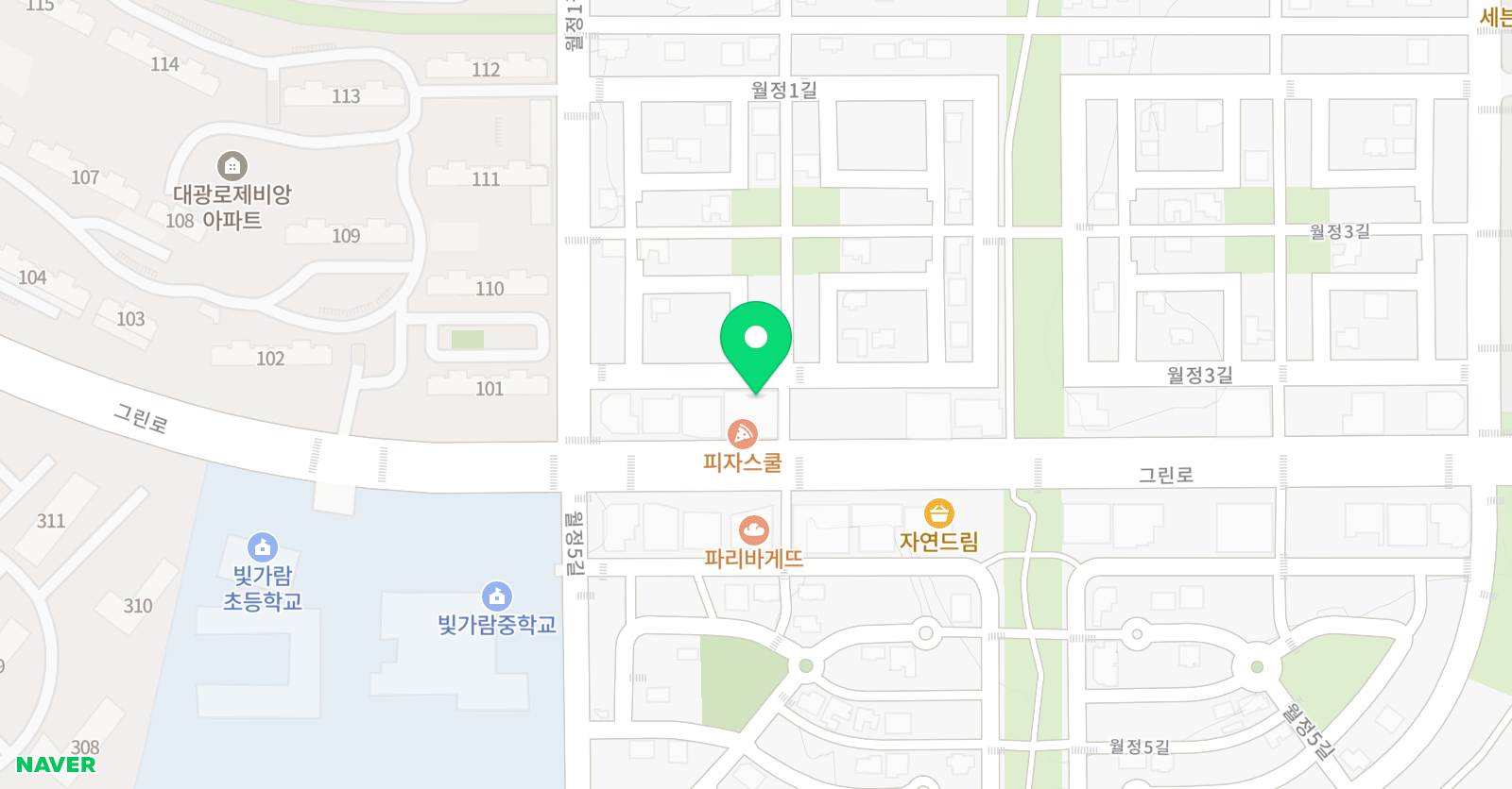 독서심리지도 열림 학원 빛가람대광점 위치