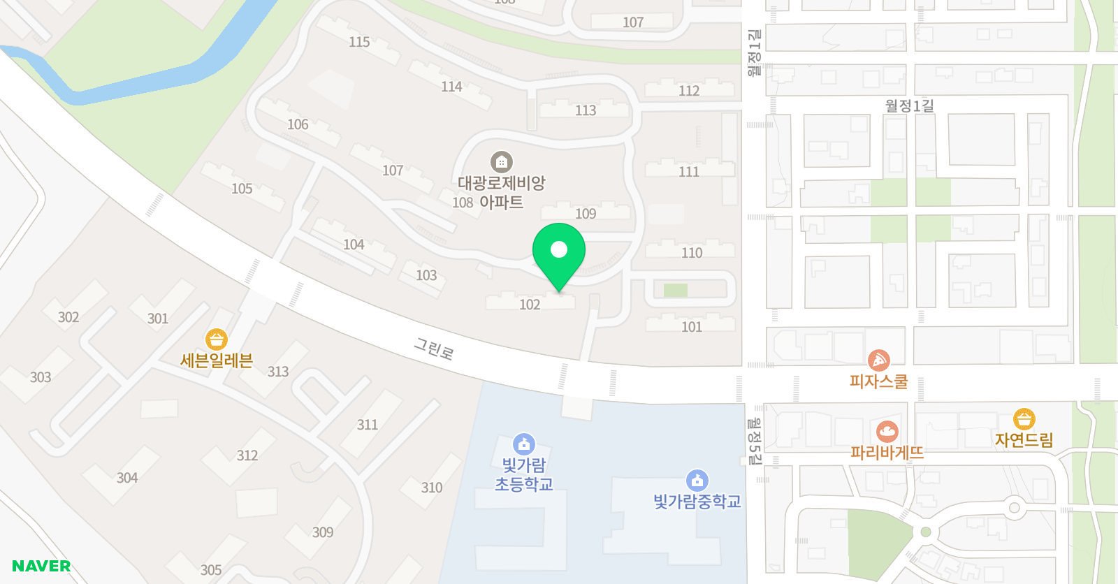 기탄 사고력교실 빛가람대광로제점 위치