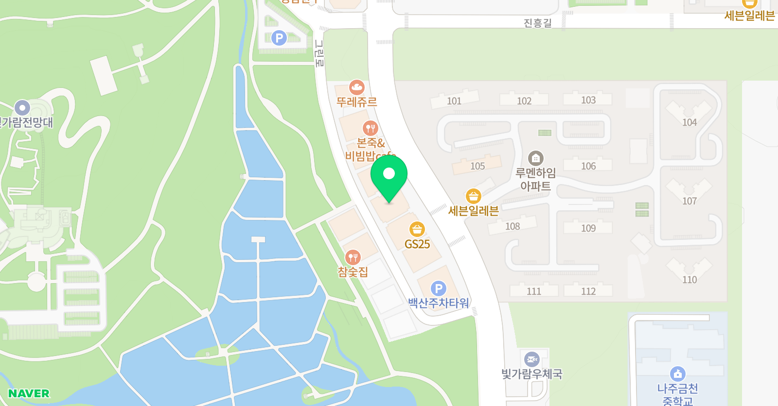 바른 수학 위치