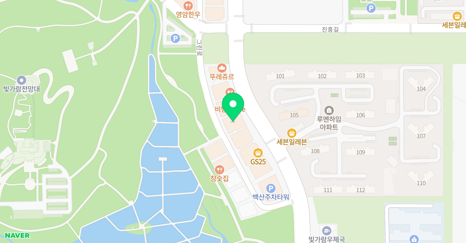 TOP 영수전문학원 위치