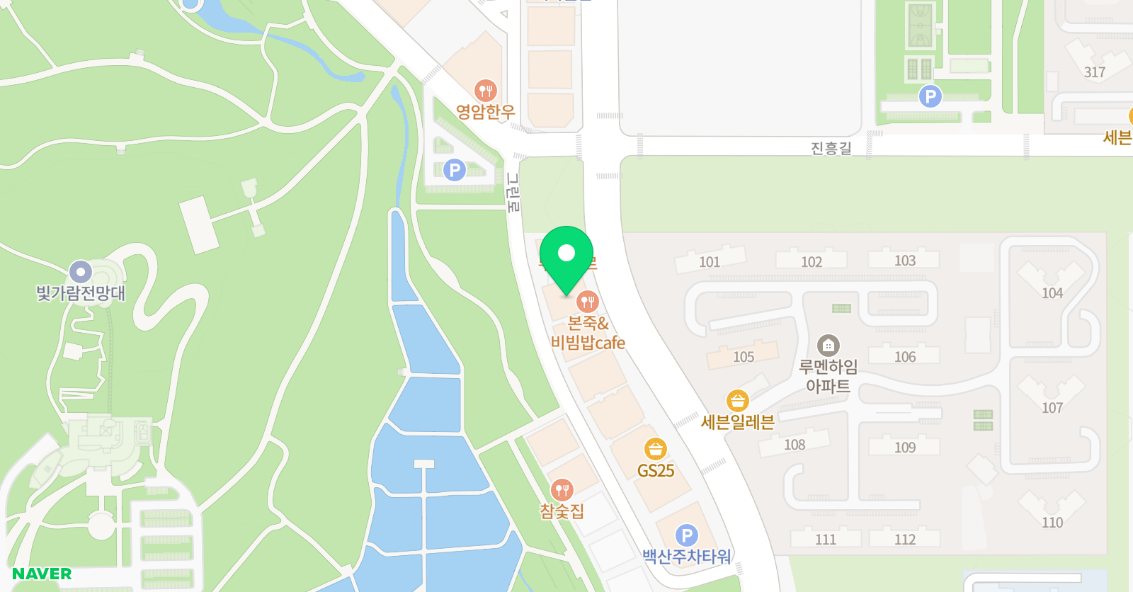 수나래수학 초등관 위치