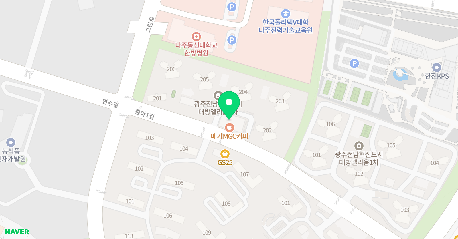 엘리움 피아노학원 위치