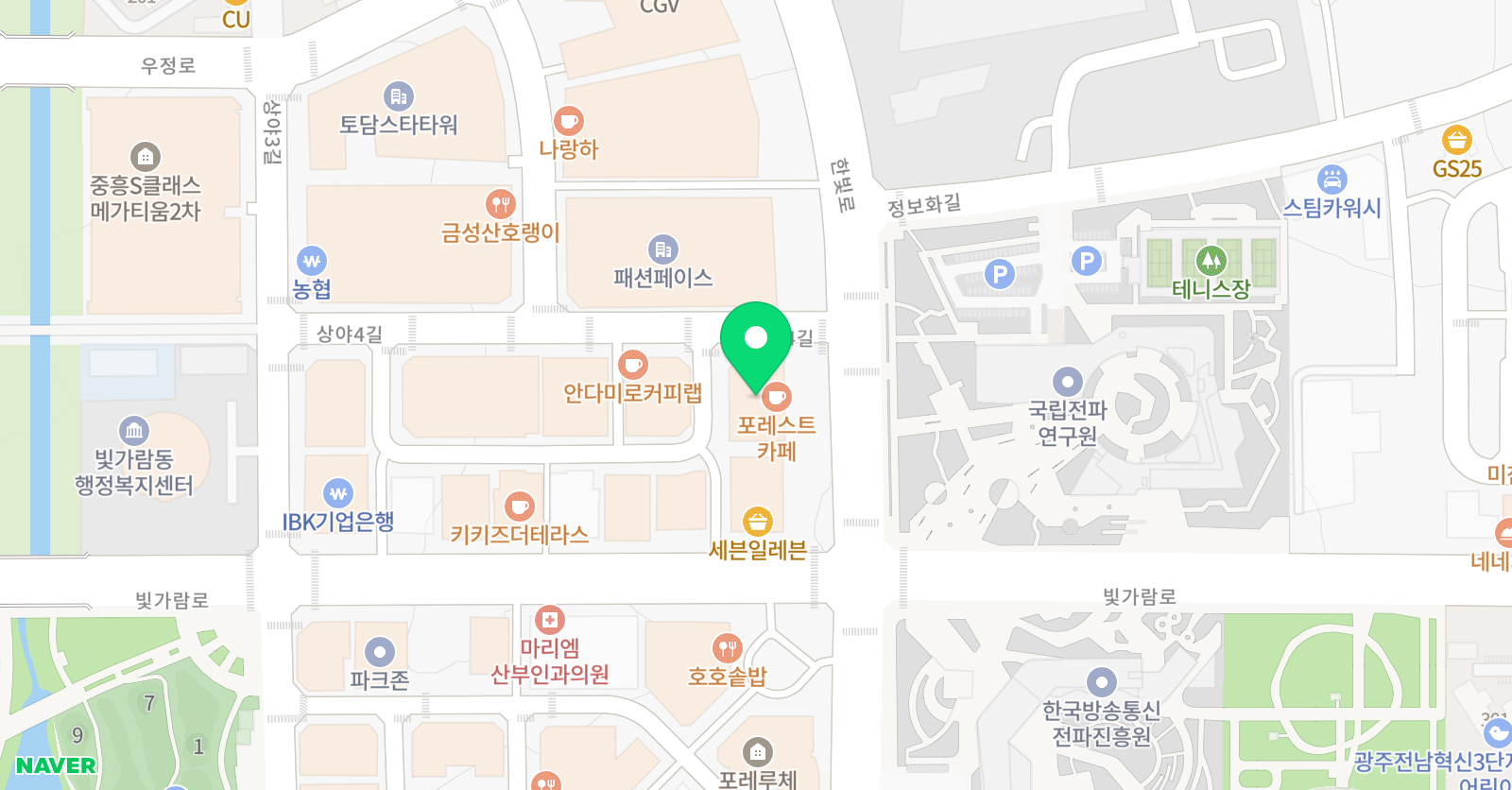 상무관 태권도장 위치