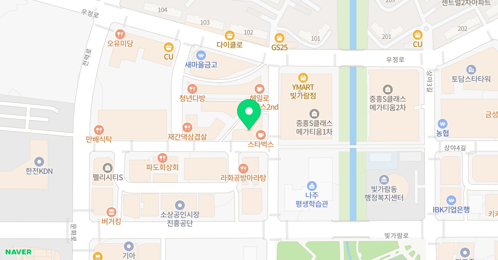 기운쎈합기도 위치