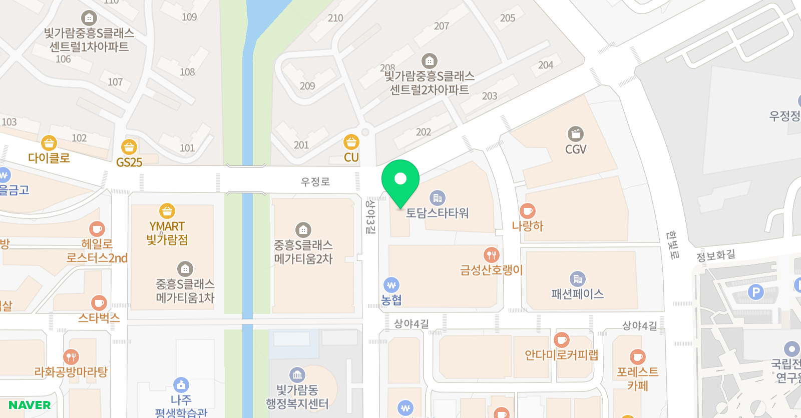 최상위 수학학원 위치
