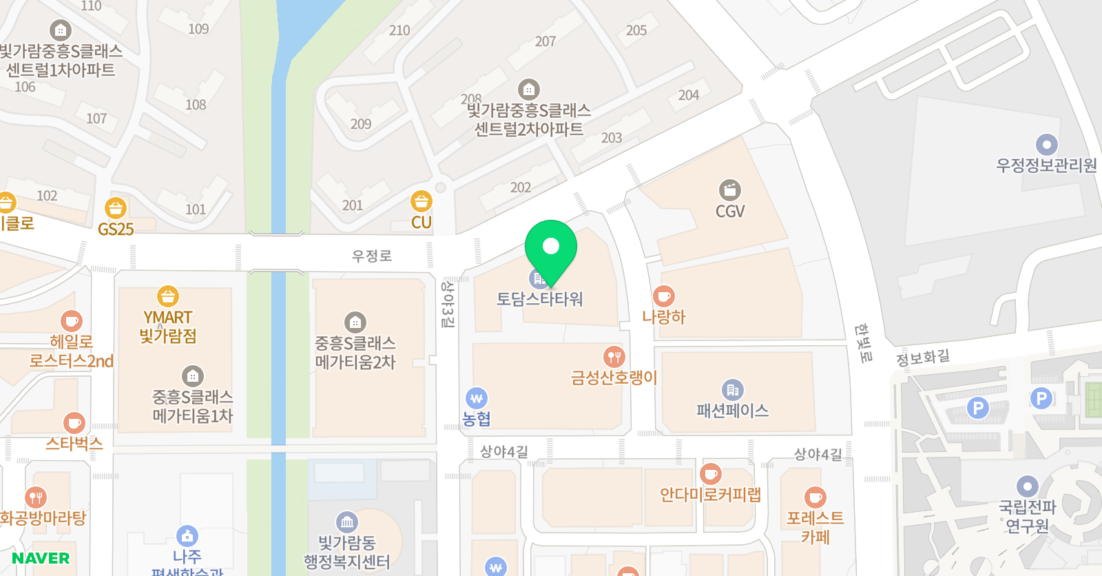 라온 음악학원 위치