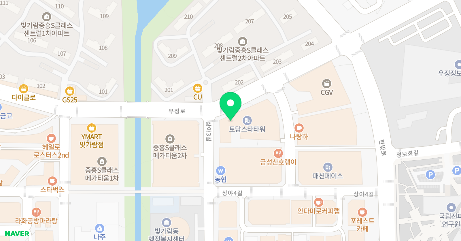 영어종결 센터 나주혁신학원 위치