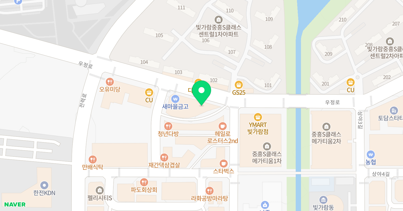 백범 국어독서논술학원 위치