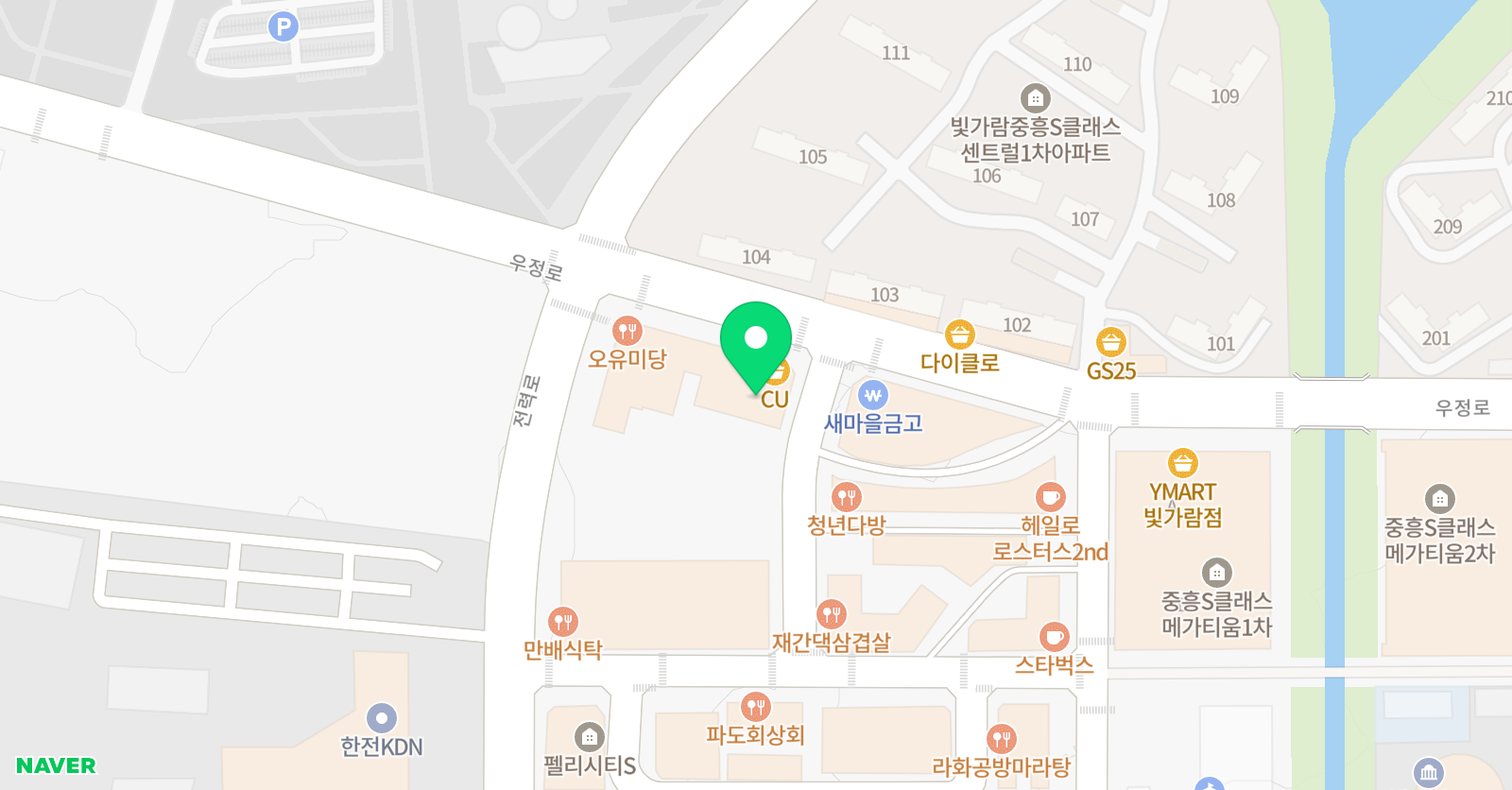 지니어스 수학학원 위치