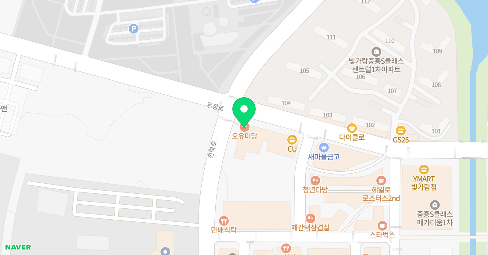 표현 어학원&표현 수학학원 위치