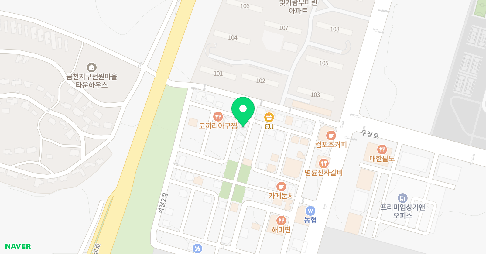 다다아트 미술학원 위치