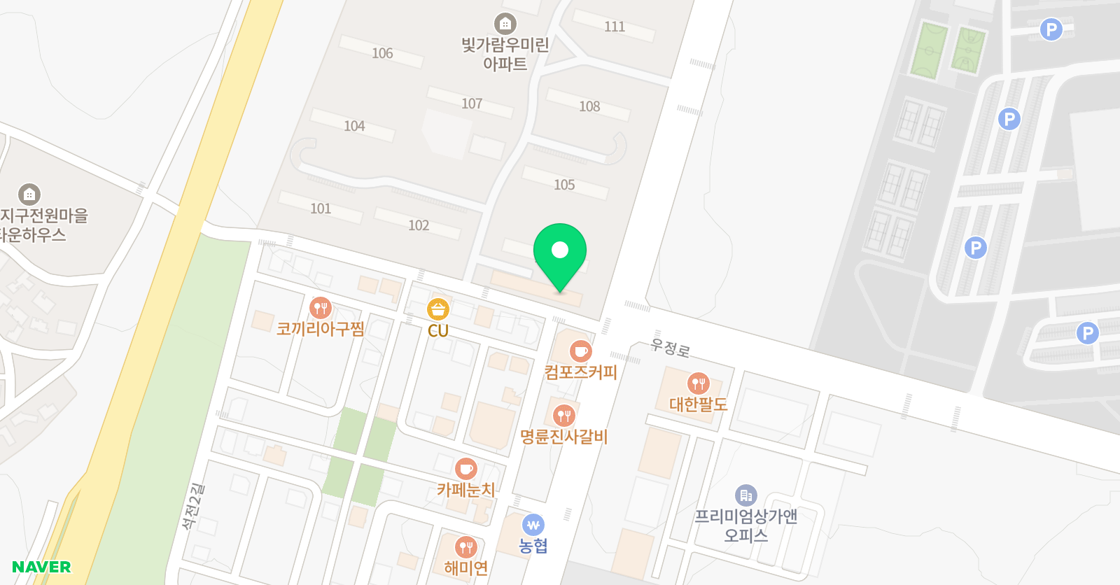 아이원 태권도 점프스타 줄넘기클럽 위치