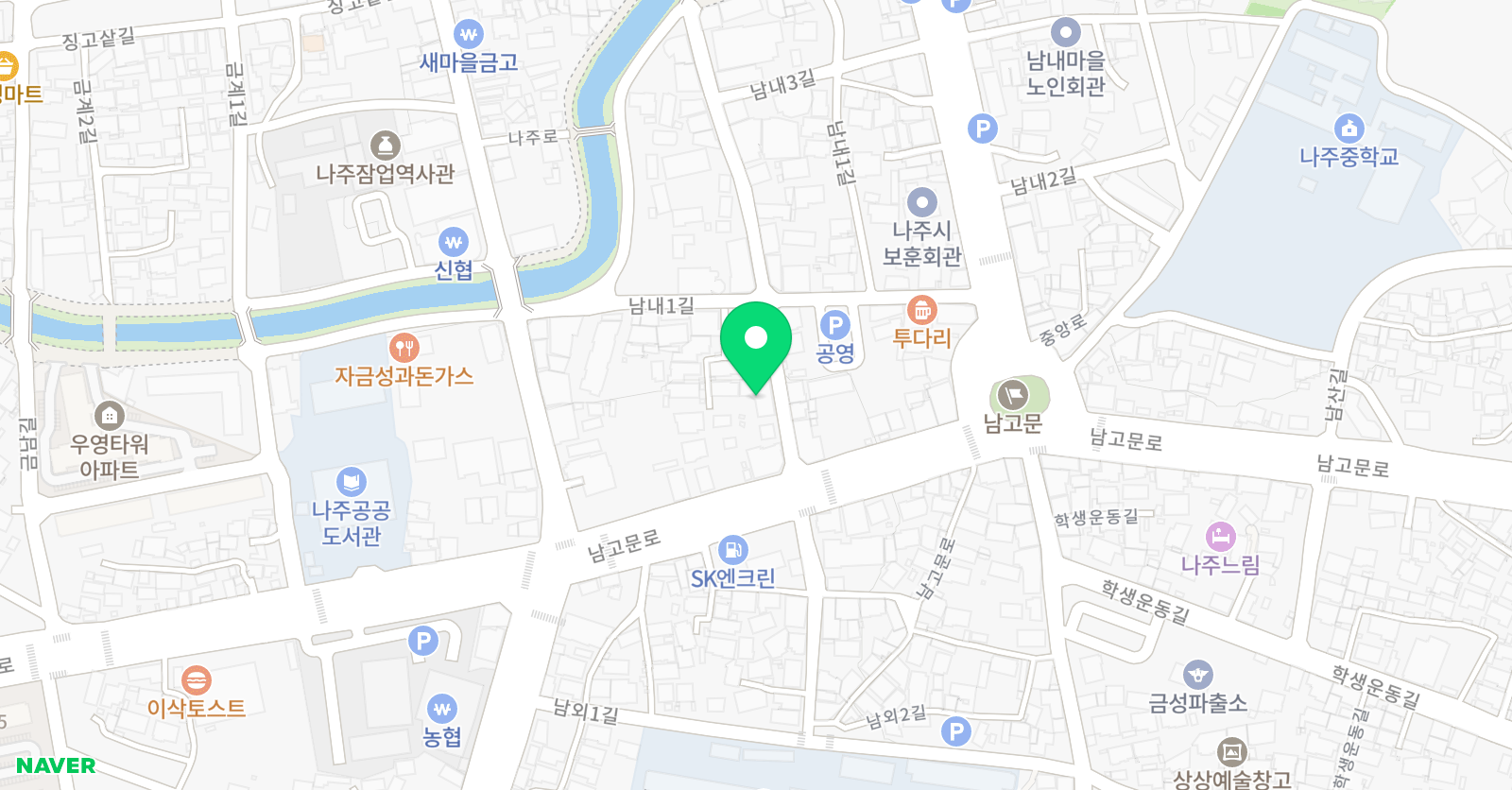 튼튼 영어 나주혁신교육본부 위치